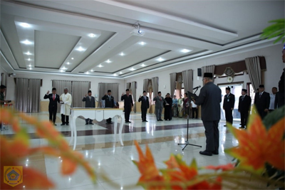 Pj. Bupati Pakpak Bharat Lantik 4 Kadis dan 2 Staf Ahli, Agusman Harapan Padang Jadi Kadis PUPR