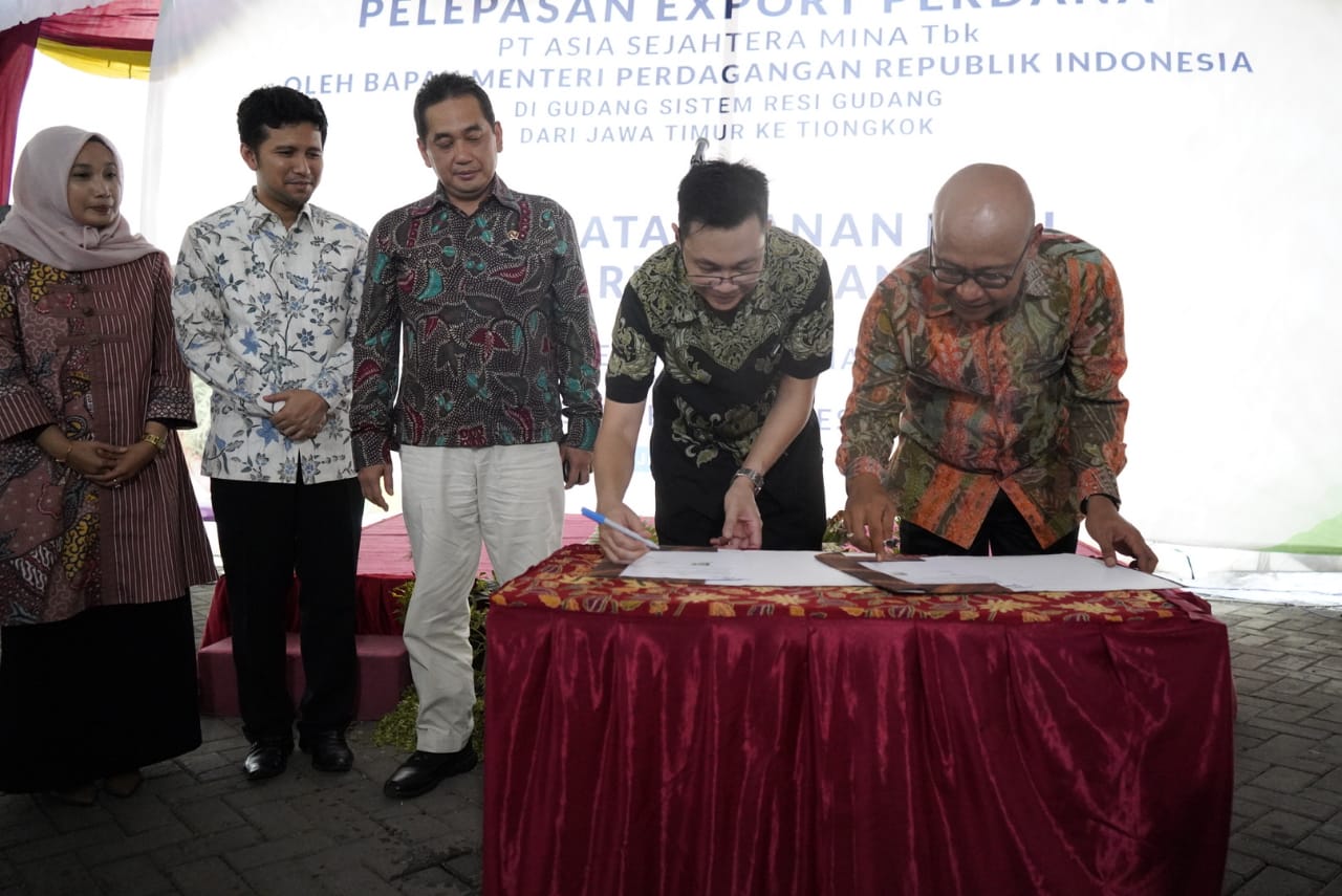 PT KBI-ASM Teken MoU Pemanfaatan Sistem Resi Gudang Komoditas Rumput Laut