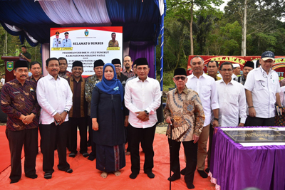 Resmikan SMK Negeri 1 Ulu Pungkut,  Gubernur Edy Harapkan Jadi Sekolah Unggulan