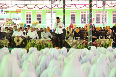 Kunjungi Pesantren Musthafawiyah, Gubernur Edy Rahmayadi Berpesan 5 Hal untuk Santri