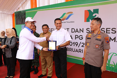 Resmikan Giling Perdana Pabrik Gula PTPN II Sei Semayang,  Wagub Harapkan Produksi Gula Terus Meningkat
