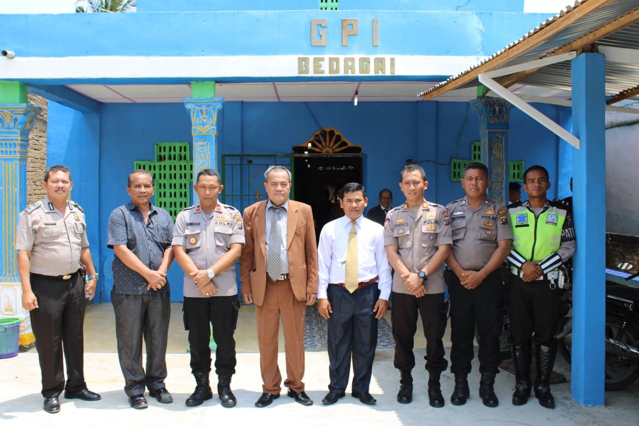 Giat Minggu Kasih di Gereja GPI Tanjung Beringin, Polres Sergai Berikan Tali Asih