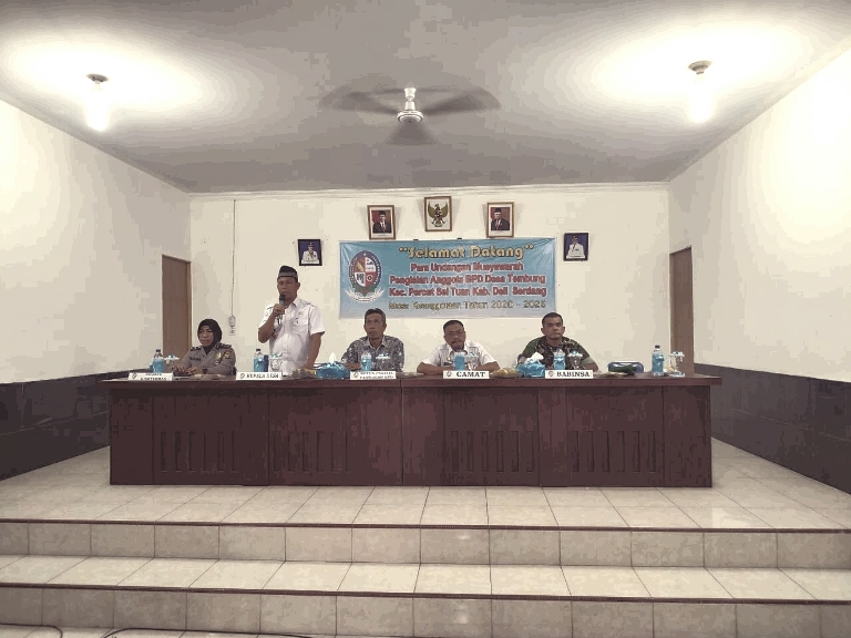 Pemilihan BPD Tembung Sukses, Camat : Struktur BPD Agar Bekerjasama Dengan Pemdes