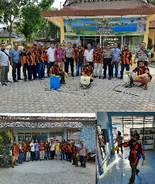 Antisipasi Penyebaran Virus Corona, MPC PP Simalungun Lakukan Baksos Semprot Disinfektan
