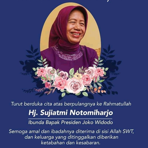 Sakit Kanker, Ibunda Presiden Jokowi Meninggal Dunia