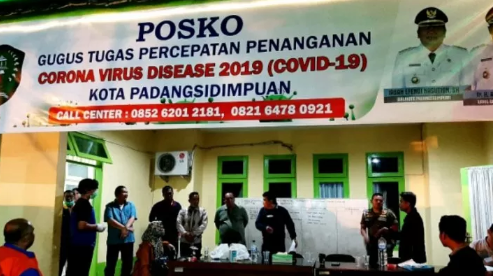 Pemko PSP Buka 24 jam Posko Gugus Tugas COVID-19