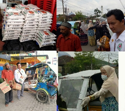 Ringankan Beban Warga, Bunda Indah Bagikan Sembako Gratis 500 Paket Kepada Kaum Dhuafa