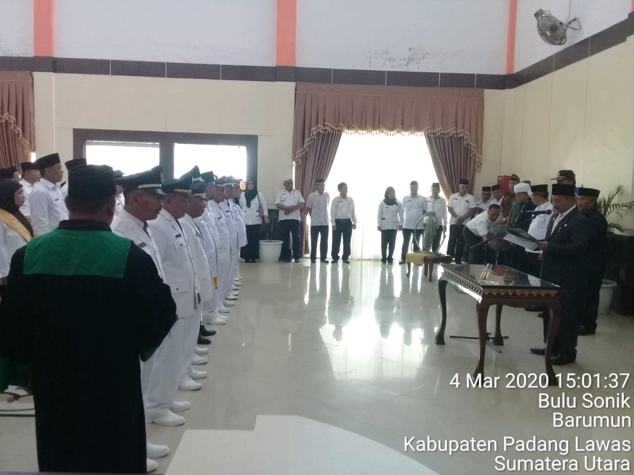 Bupati Palas Lantik Pejabat Esolon III dan IV