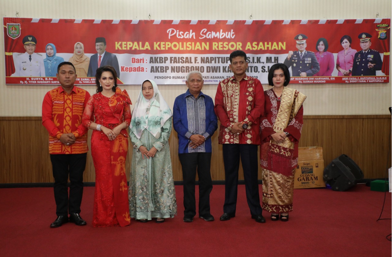 Pisah Sambut Kapolres Asahan, Bupati Asahan Harapkan Keharmonisan Tetap Berlangsung