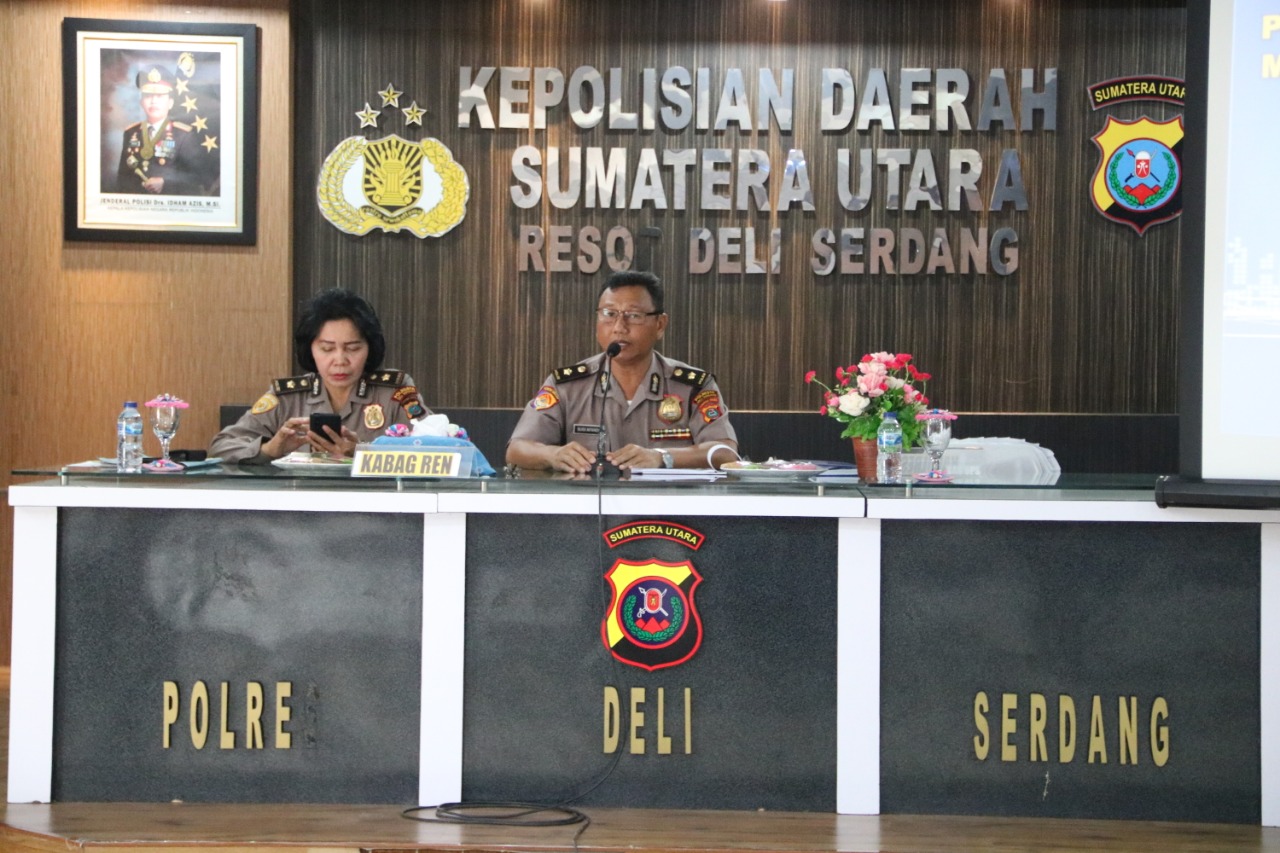Kepala Bagian Perencanaan Polresta Deli Serdang Lakukan Pelatihan Dan Sosialisasi Zona Integritas