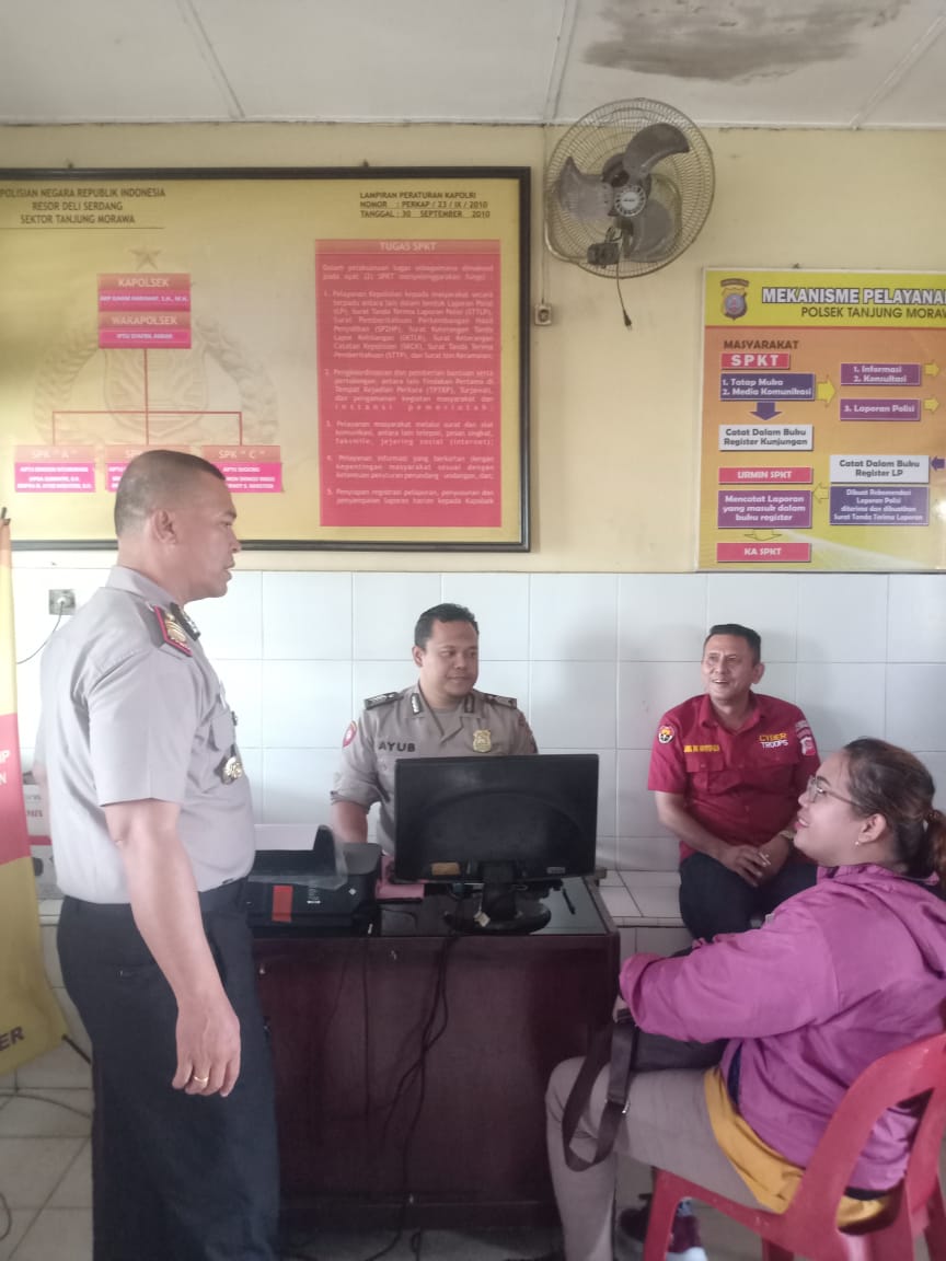 Enam Hari Menjabat, AKP Sawangin, SH Cek Dan Monitor Sarana Prasarana Fasilitas Mapolsek Tanjung Moarwa