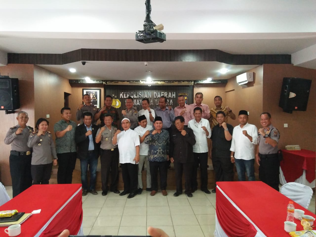 Polresta Deli Serdang Sambut Hangat DPRD Kabupaten Deli Serdang Dalam Rangka Audensi