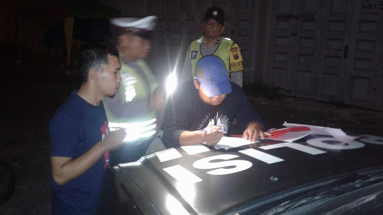 Antisipasi Kejahatan Jalanan, Polsek Beringin Intensifkan Razia Malam