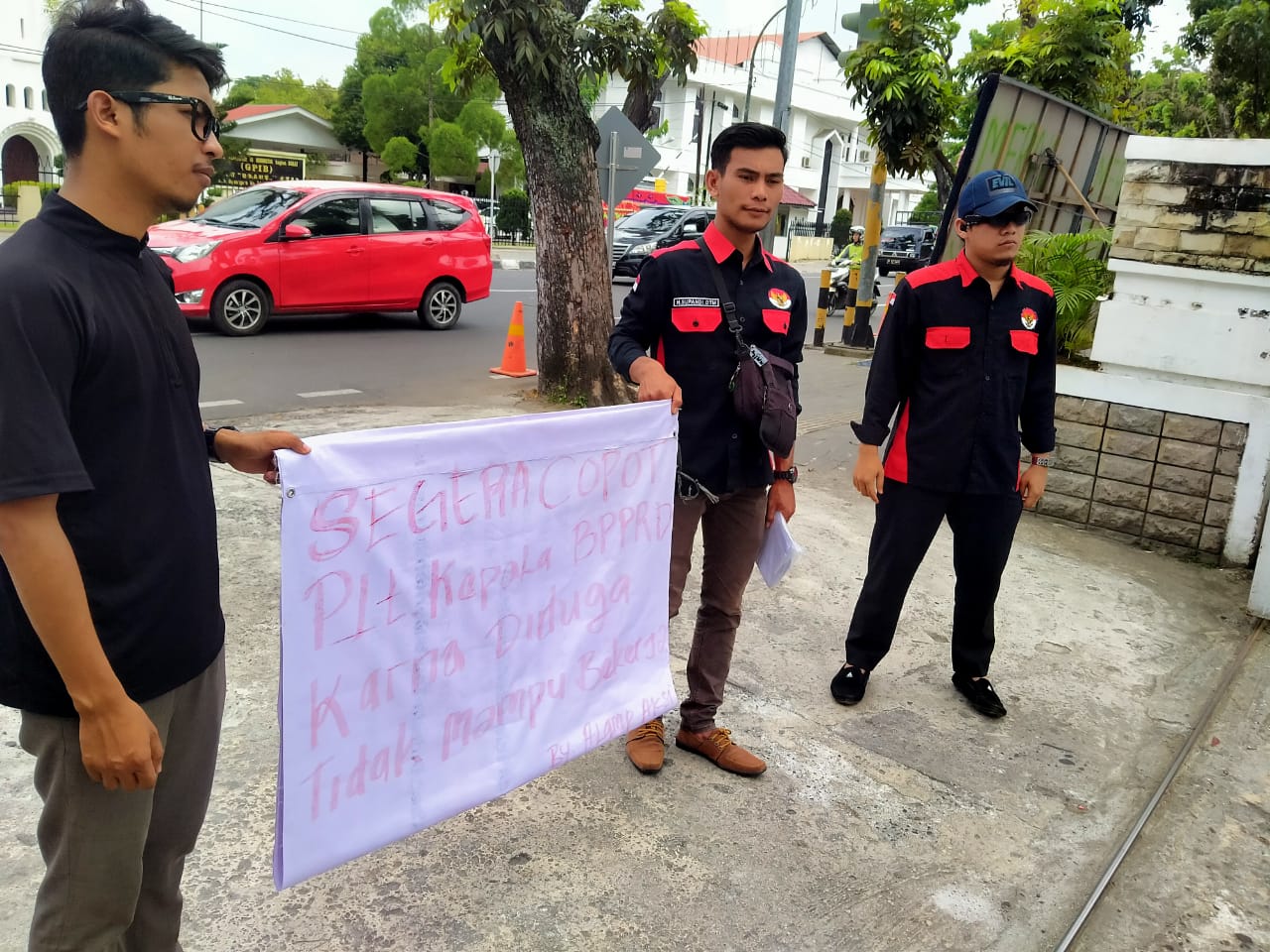 DPW Alamp Aksi Demo, Gubsu Diminta Copot Plt BPPRDSU Riswan