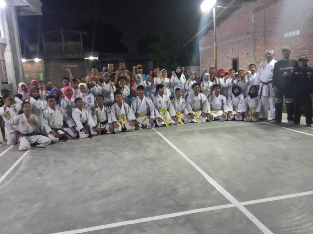 Antisifasi Kenakalan Remaja, Lemkari Dojo Al Hamdy Gelar Latihan Karate