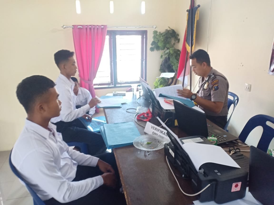 Panbanrim Polresta Deli Serdang Verifikasi Calon Anggota Polri TA. 2020â€
