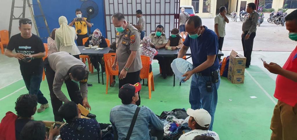 Karantina Pelabuhan Teluk Nibung Pastikan 39 TKI dari Malaysia dan 4 orang ABK Bebas Virus Corona