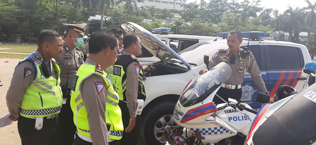 Persiapan Oprasi Ketupat 2020, Randis R2 dan R4 Satlantas Polrestabes Medan Dalam Kondisi Prima