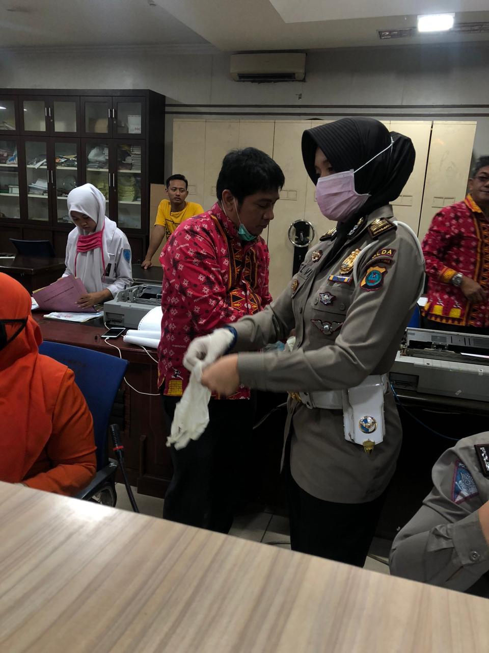 Hambat Penyebaran Virus Corona, Ditlantas Polda Sumut Gelar Sosialisasi Gerakan Alternatif Pengganti SalamanÂ 