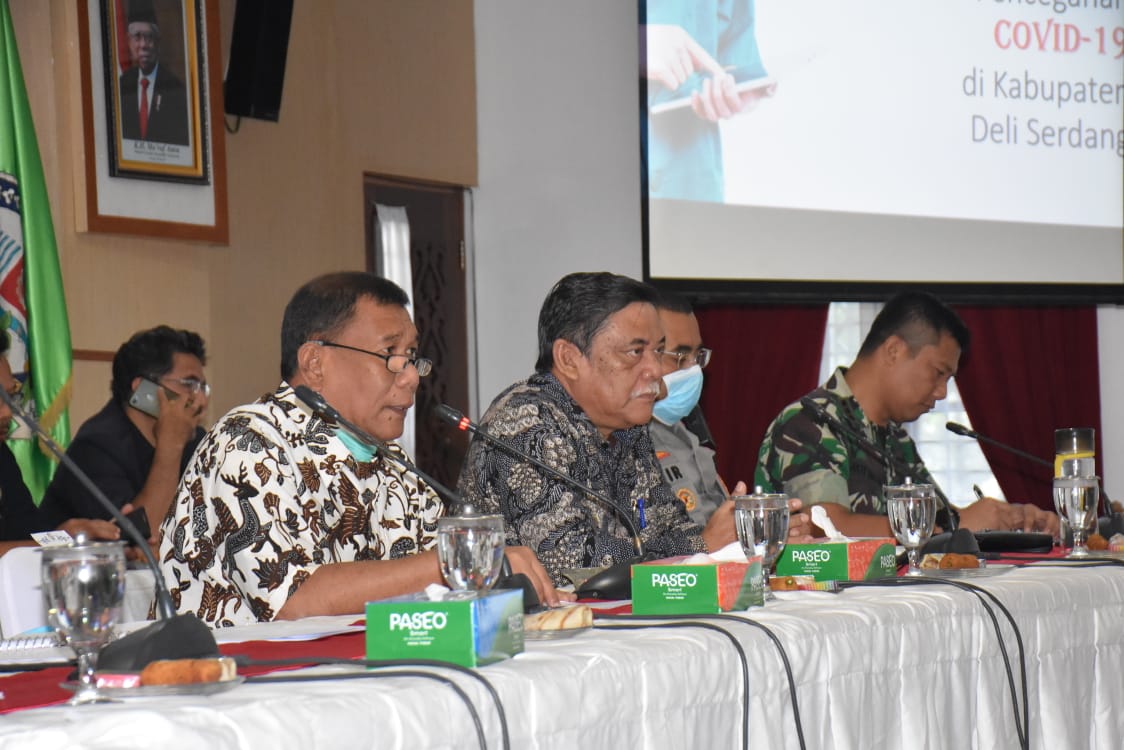 Pemkab Deli Serdang Tetapkan Status Siaga Bencana Non-Alam Corona Virus Disease(Covid-19)