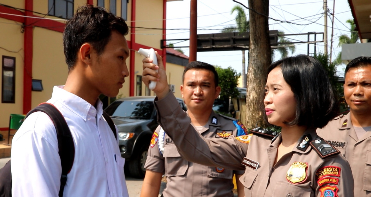 Polresta Deli Serdang Peduli Kesehatan
