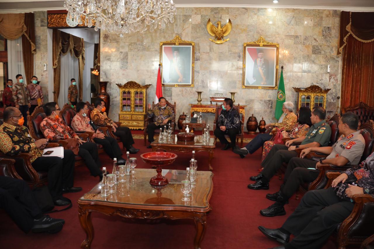 Mendagri Turun Langsung Cek Kesiapan Pemprov Sumsel Hadapi Covid-19