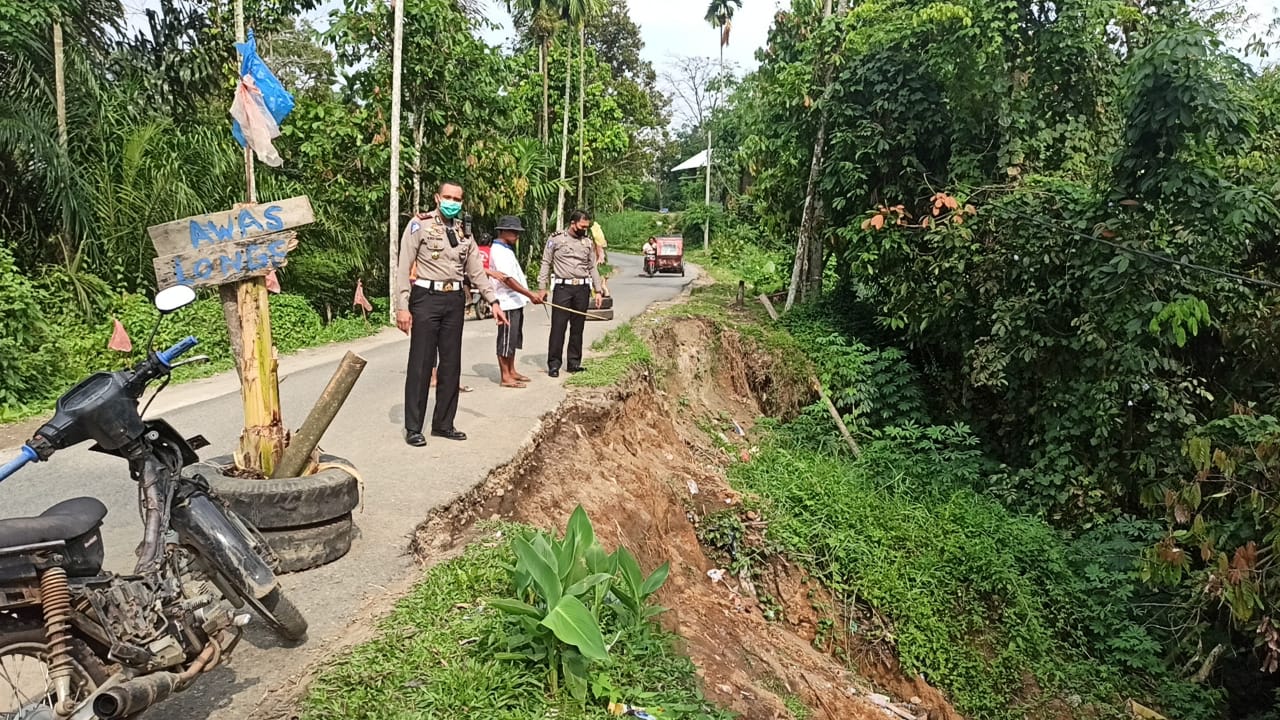 Satlantas Polrestabes Medan Cek Kesiapan Ops Ketupat 2020 di Daerah Jalur Alternatif Medan-Berastagi