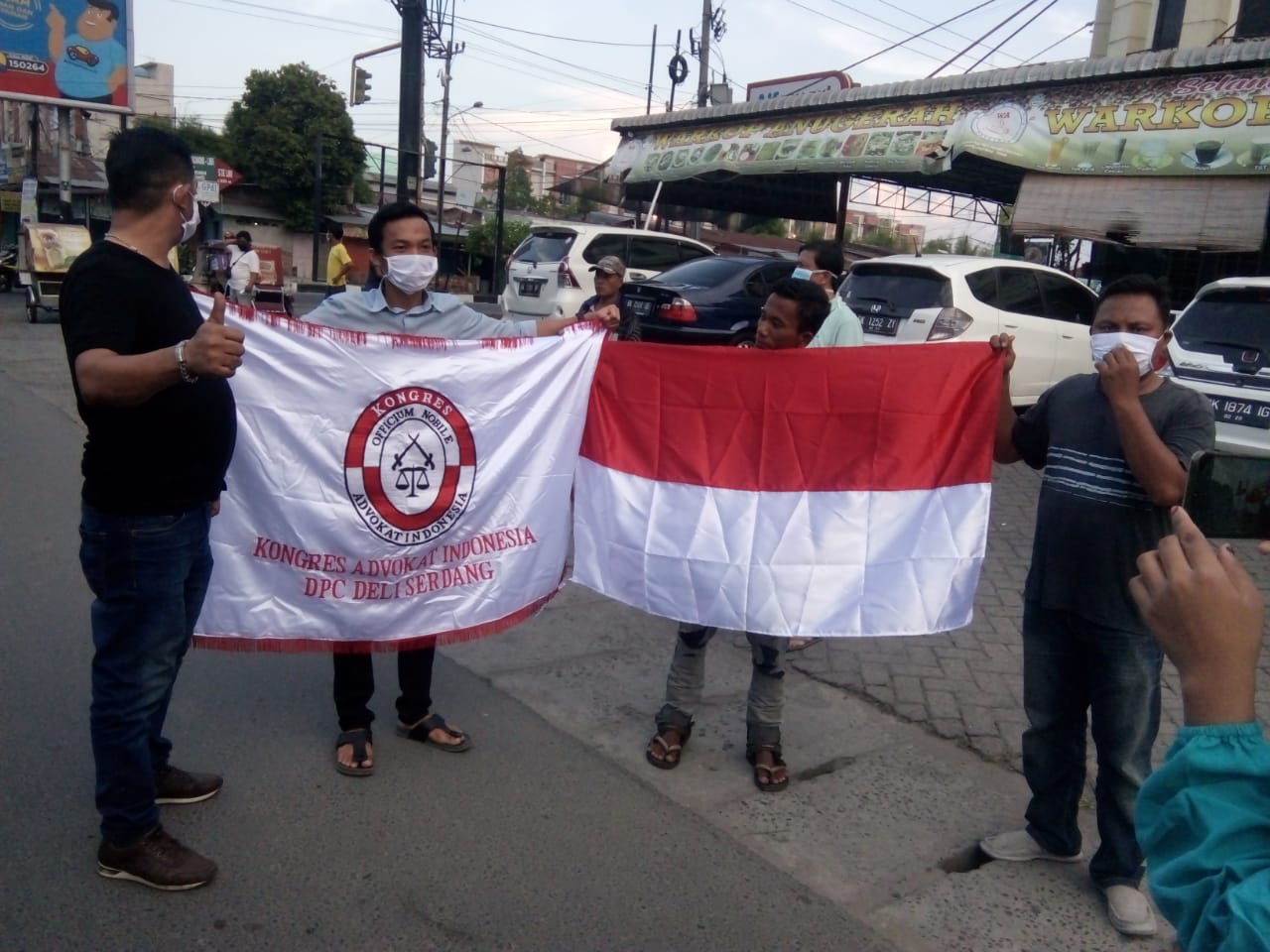 KAI DS dan Pokja Wartawan Bagikan 2000 Masker