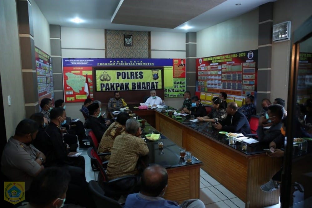 Polres Pakpak Bharat Gandeng Tomas dan Pemerintah dalam Pencegahan Penyebaran Covid-19