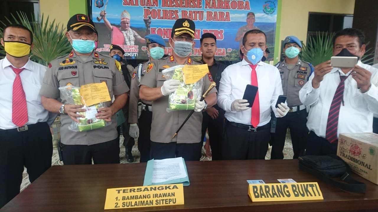 2 Kurir Diringkus Bersama 2 Kg Sabu