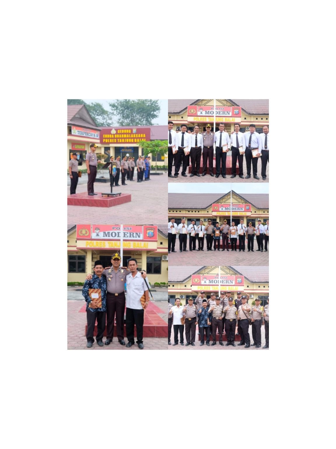 Kapolres Tanjung Balai Berikan Rewad Personil Ungkap Kasus 2 Kg Shabu dan Masyarakat Sipil