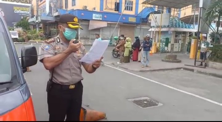 Tindak Lanjuti Maklumat Kapolri, Sat Binmas Polrestabes Medan Himbau Masyarakat Kurangi Aktifitas Diluar Rumah