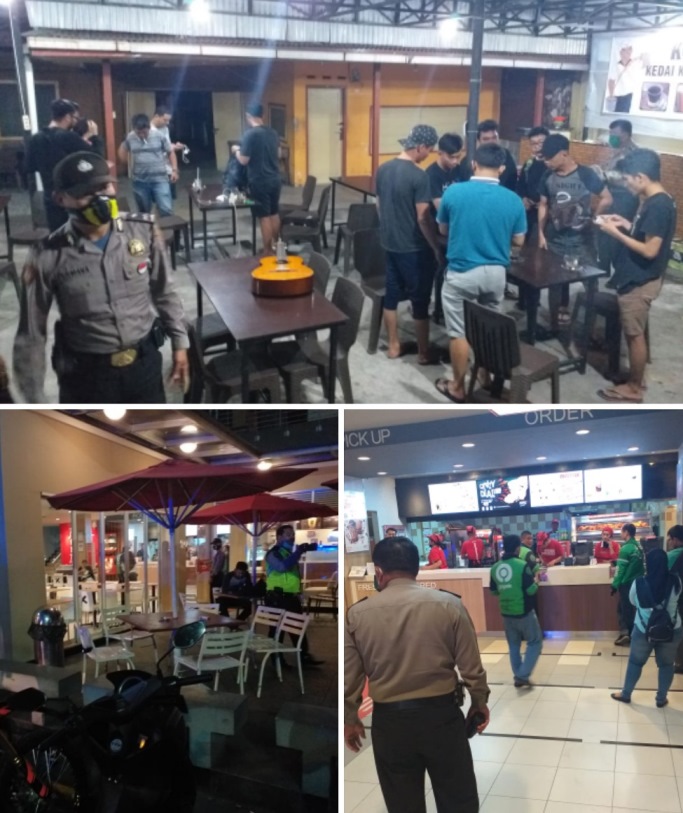 Konsisten Mencegah Covid-19, Polsek Medan Baru Gelar Patroli Bubarkan Masyarakat Berkumpul