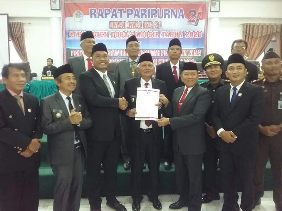 Toba Samosir Resmi Jadi Kabupaten Toba