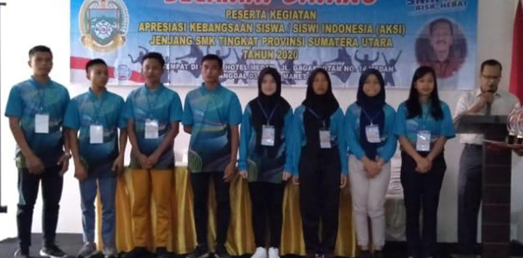 Siswi SMK Pangeran Antasari Juara III AKSI Sumut