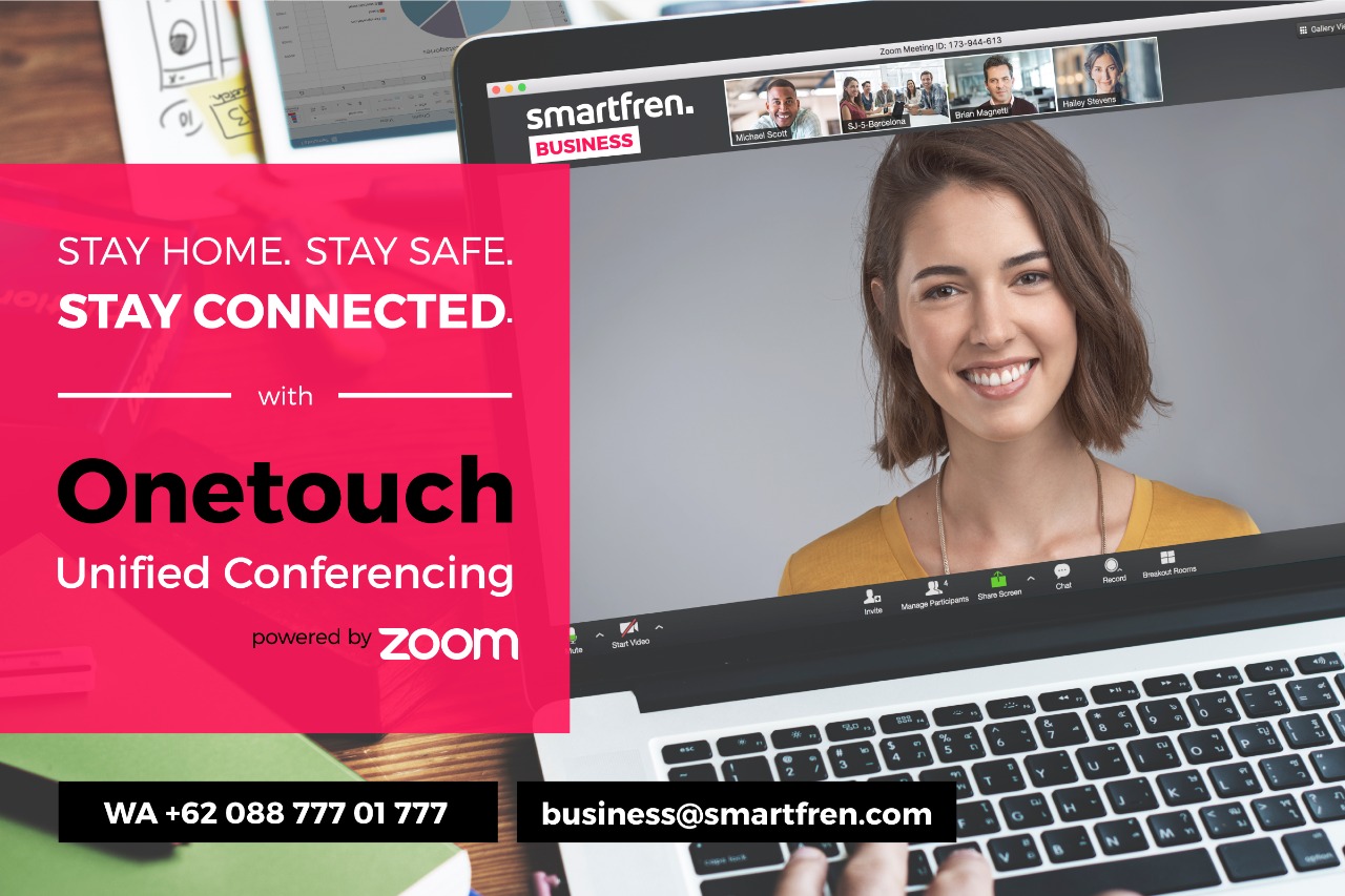 Smartfren Business Meluncurkan OneTouch Unified Conferencing Untuk Solusi Kerja di Rumah