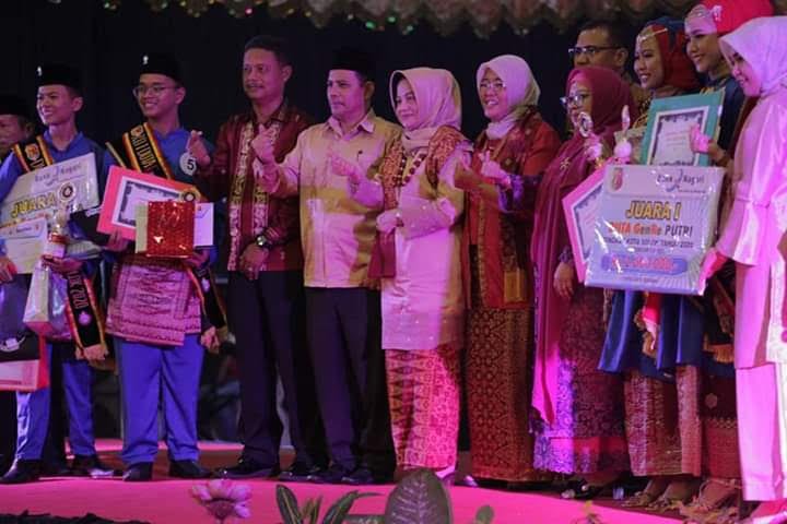 Wawako Hadiri Grand Final Duta GenRe Kota Solok 2020