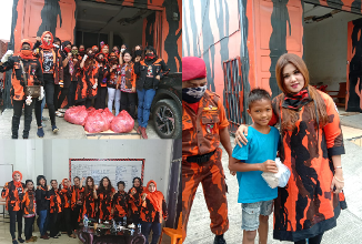 Jumat Barokah, Ketua Bidang Peranan Wanita dan Srikandi MPC PP Kota Medan Bagi 150 Nasi Kepada Masyarakat