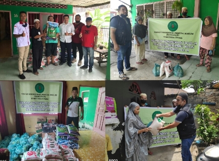 Cegah Covid 19 dan Sambut Ramadhan, Bakopam Sumut Bakti Sosial