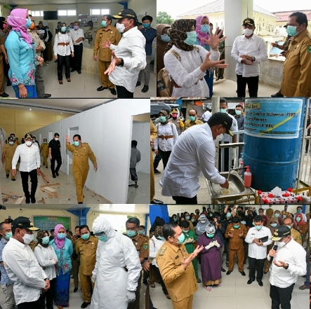 Tinjau RSUD Padangsidimpuan, Edy Rahmayadi Segera Penuhi Kebutuhan Medis Penanganan Covid-19