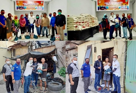 Gerakan Karang Taruna Berbagi Semprot Disinfektan Rumah Ibadah dan Fasum