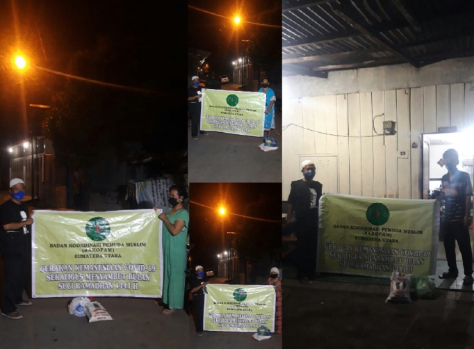 Bakopam Sumut Kembali Berbagi Sembako Untuk Kaum Dhuafa