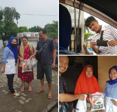 Pandemi Covid 19, Kolaborasi Medan Besedekah Terus Salurkan Bantuan