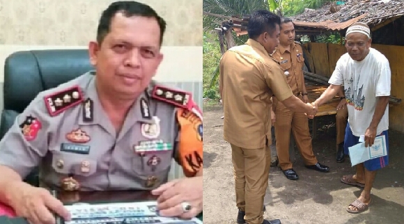 Viral Di Medsos Kediaman Tak Layak Huni, Rumah Pak Lubis Akan Direhab Kapolres Batubara