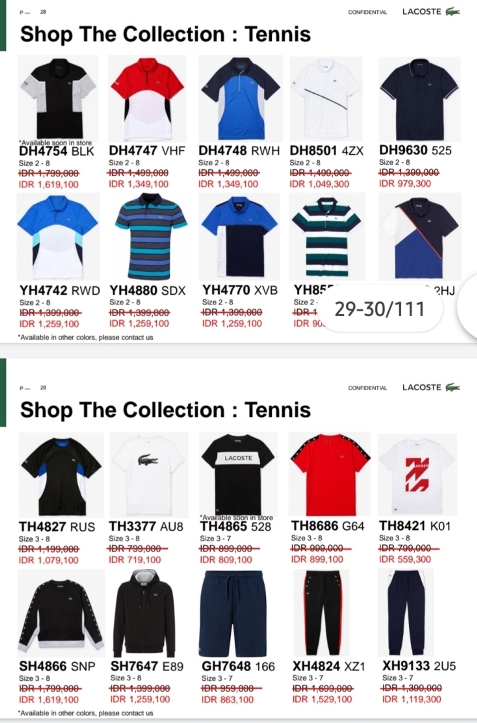 Yuk Belanja, Lacoste Sun Plaza disc Up to 50% 9 - 26 April 2020 ,