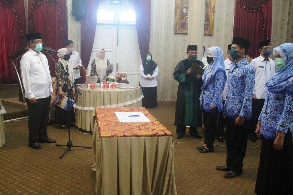 53 orang CPNS formasi umum Tahun 2018 Disumpah Sebagai PNS