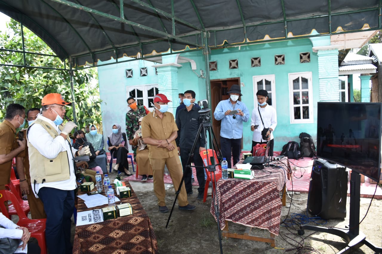 Video Conference Dengan Mentan RI, Bupati Soekirman Laporkan Positif Covid-19. ODP 177 Orang