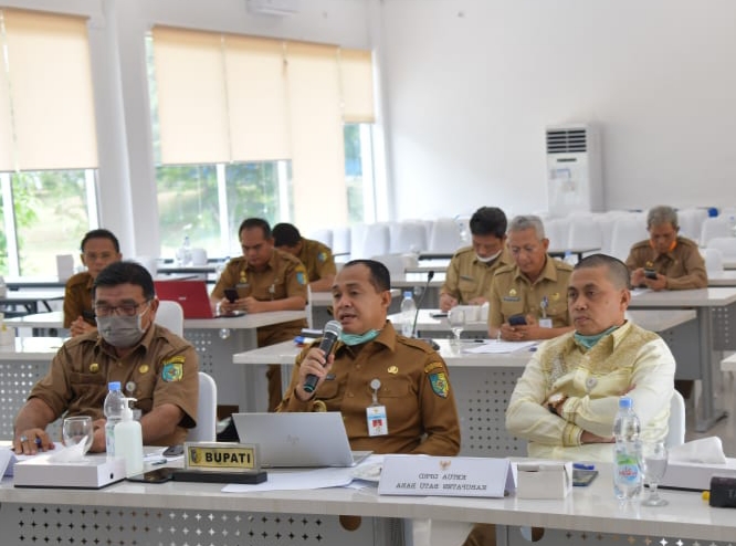 Bupati Tingkatkan Kerjasama Penanganan Covid-19 di Batubara