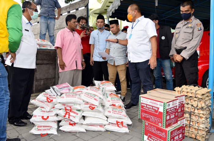 GTPP Covid-19 Sumut Gencar Bagikan Paket Sembako