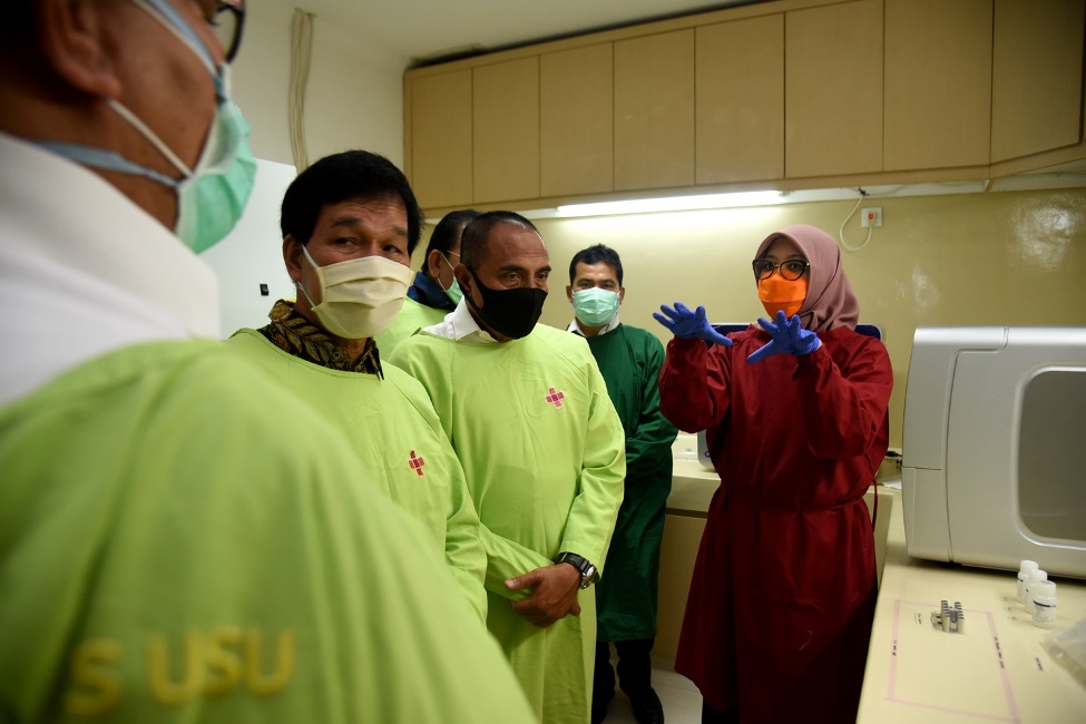 Laboratorium PCR Pertama Beroperasi,  Edy Rahamyadi: Dapat Lebih Cepat  Mengetahui Pasien Terpapar Covid-19